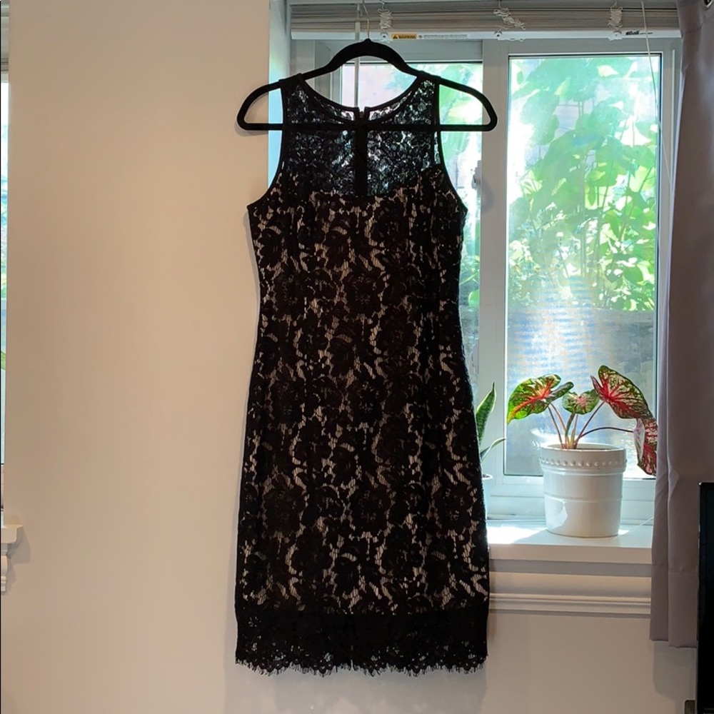 White House Black Market black lace dress